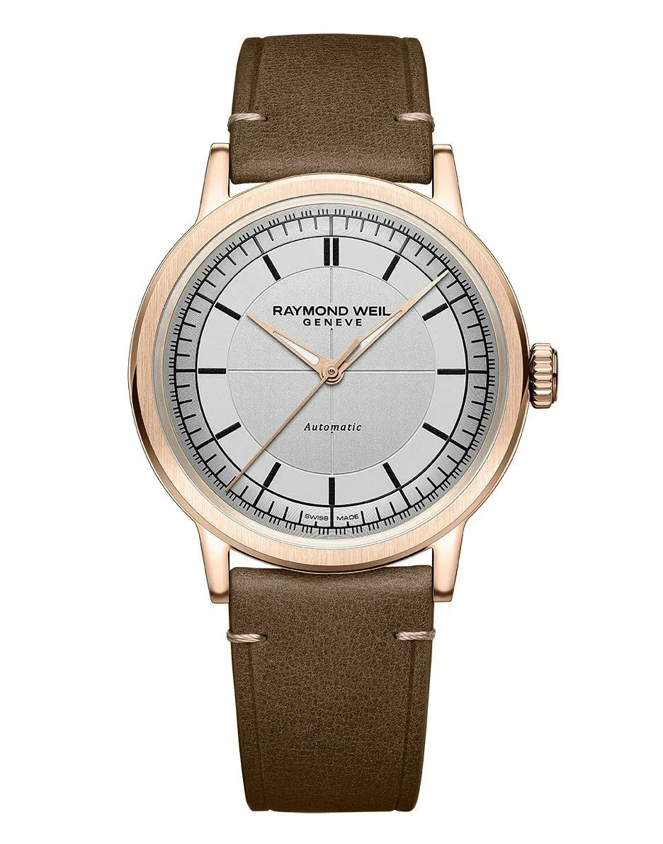 RAYMOND WEIL RAYMOND WEIL Millesime Automatic Silver Dial Rose Gold PVD 2925-PC5-65001|コントワーヌ