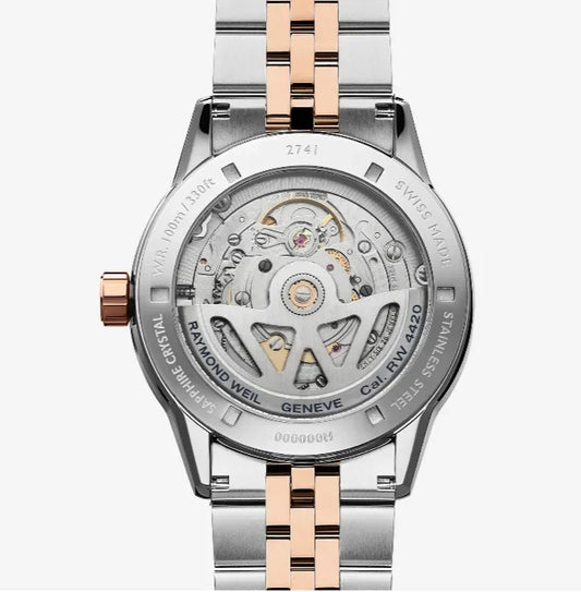 RAYMOND WEIL RAYMOND WEIL Freelancer Automatic Date Two-Tone Black Dial 2741-SP5-20001|コントワーヌ