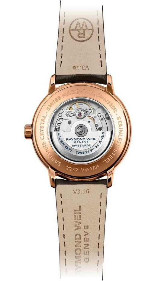 RAYMOND WEIL RAYMOND WEIL Maestro Automatic Date Silver Dial Rose Gold PVD 2237-PC5-65001|コントワーヌ