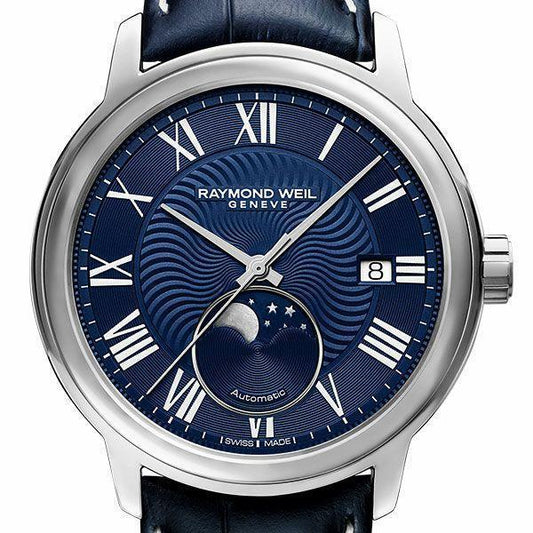 RAYMOND WEIL RAYMOND WEIL Maestro Moon Phase Navy Dial 2239-STC-00509|コントワーヌ