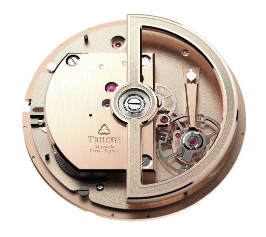 trilobe 3201AS Trente-Deux, Sunray Silver Ref.3201AS|コントワーヌ