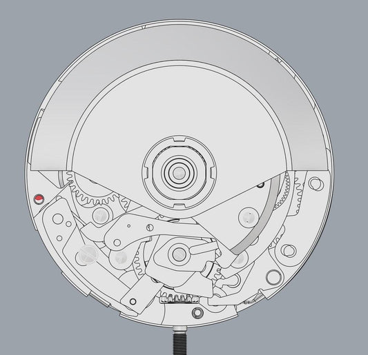 Mechanical watch movement from CONTÉVANOU