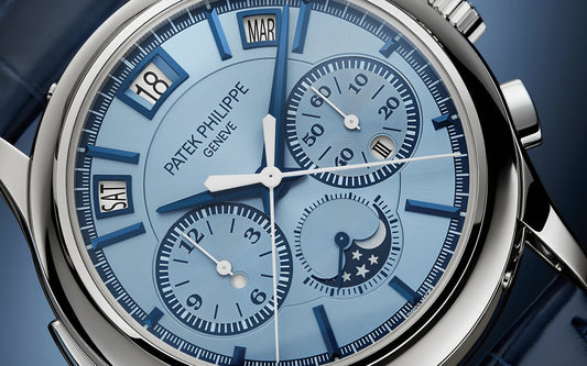 LIP blue mechanical watch