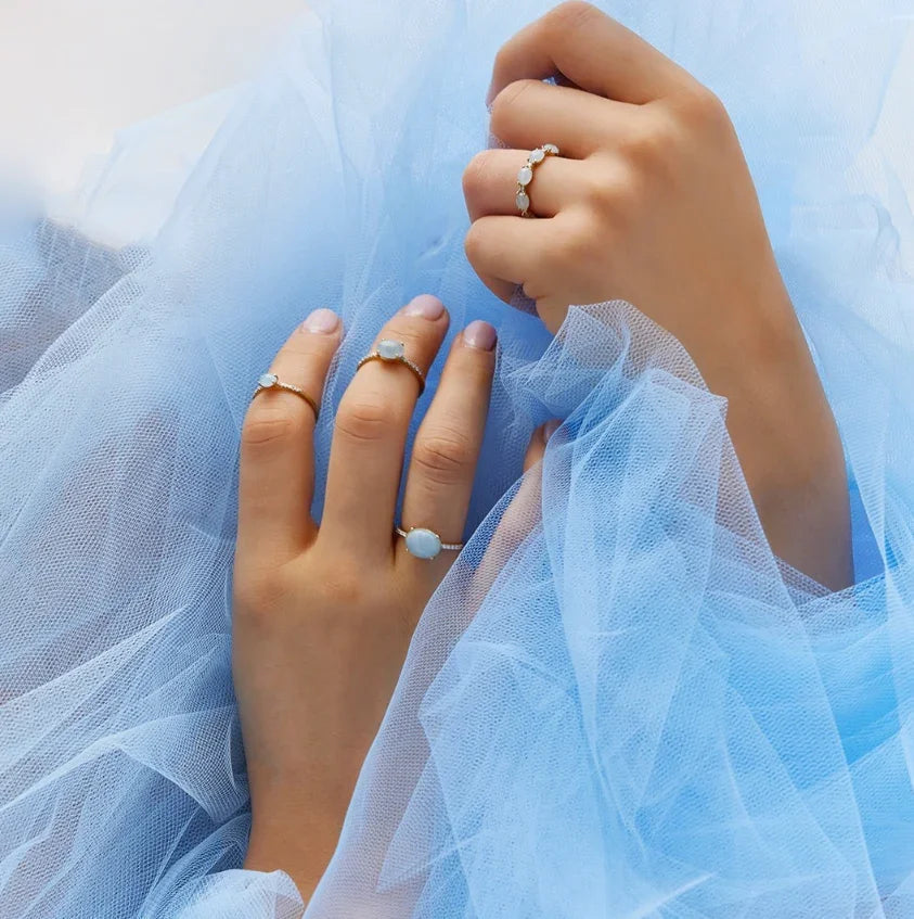 Blue ring from CONTÉVANOU