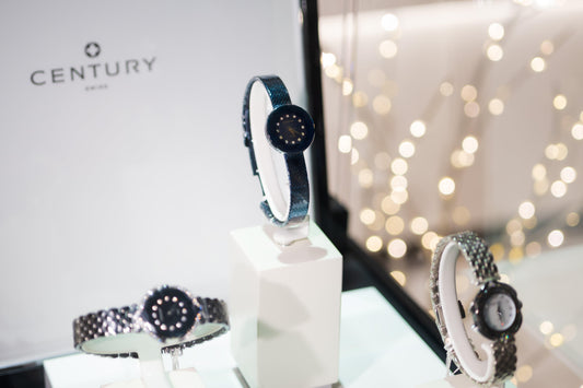 CENTURY blue diamond watch