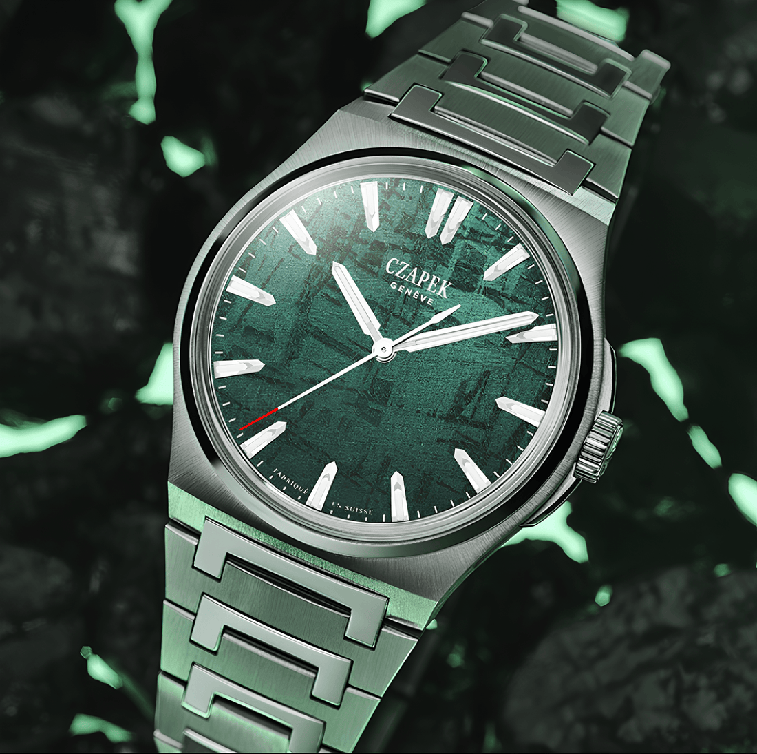 CZAPEK green mechanical watch