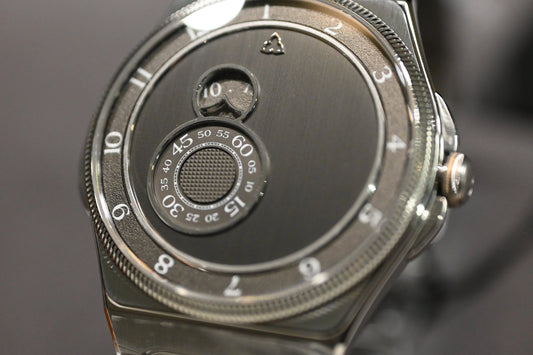 Black mechanical watch from CONTÉVANOU