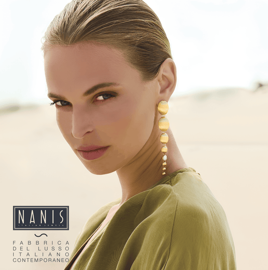 NANIS gold-tone earrings