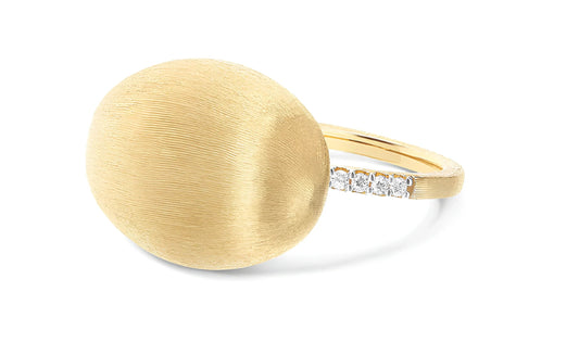 Yellow gold-tone diamond ring from CONTÉVANOU