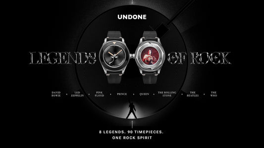 UNDONE Rock Legends Collection watches featuring eight artists