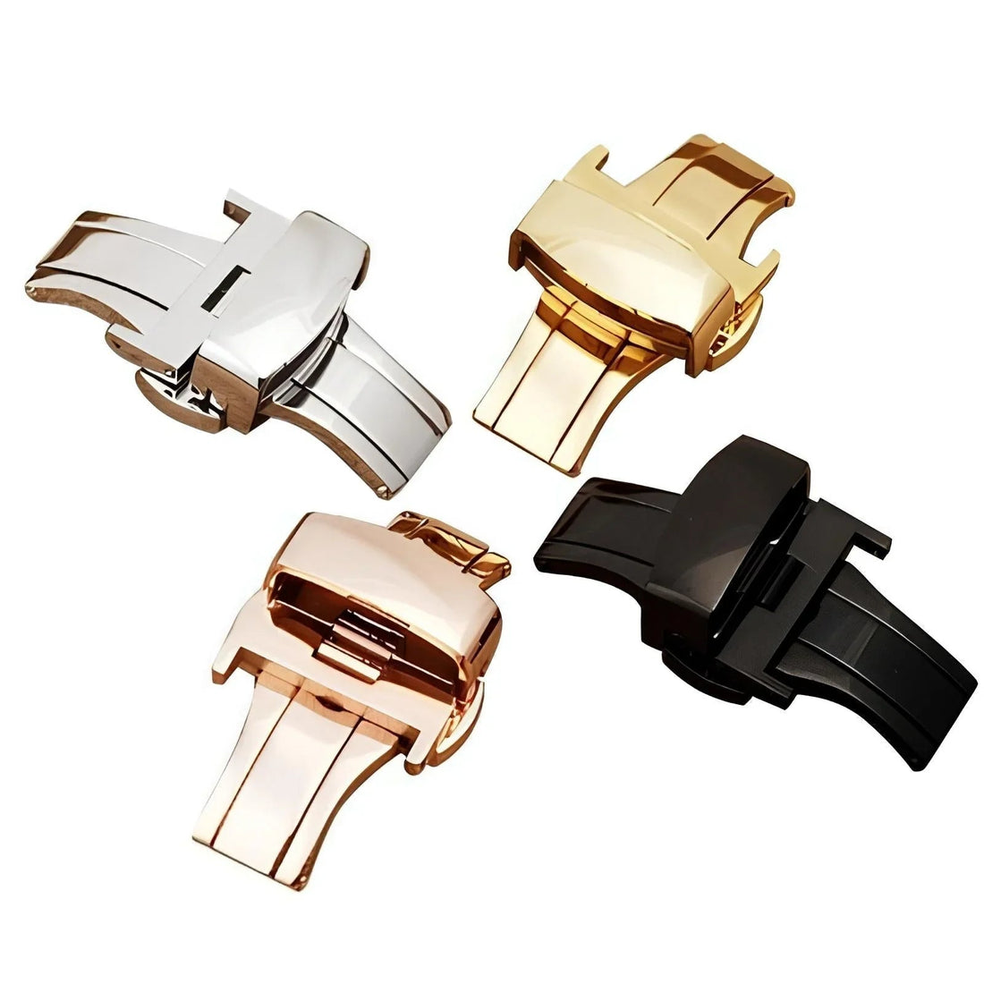 Rose gold-tone black stainless-steel watch from CONTÉVANOU