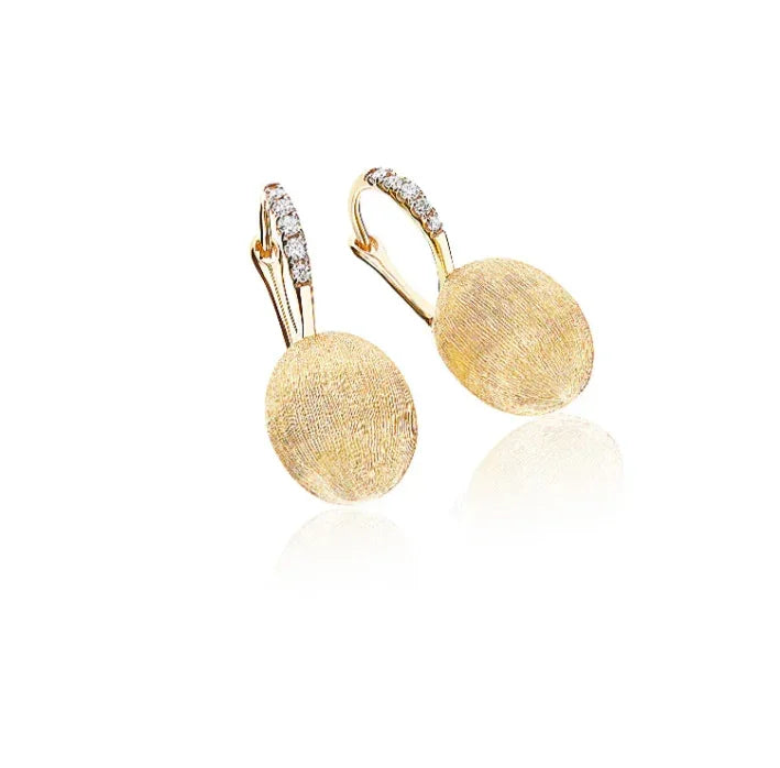 Gold-tone diamond earrings from CONTÉVANOU