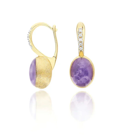 Gold-tone diamond earrings from CONTÉVANOU