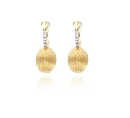 Gold-tone diamond earrings from CONTÉVANOU