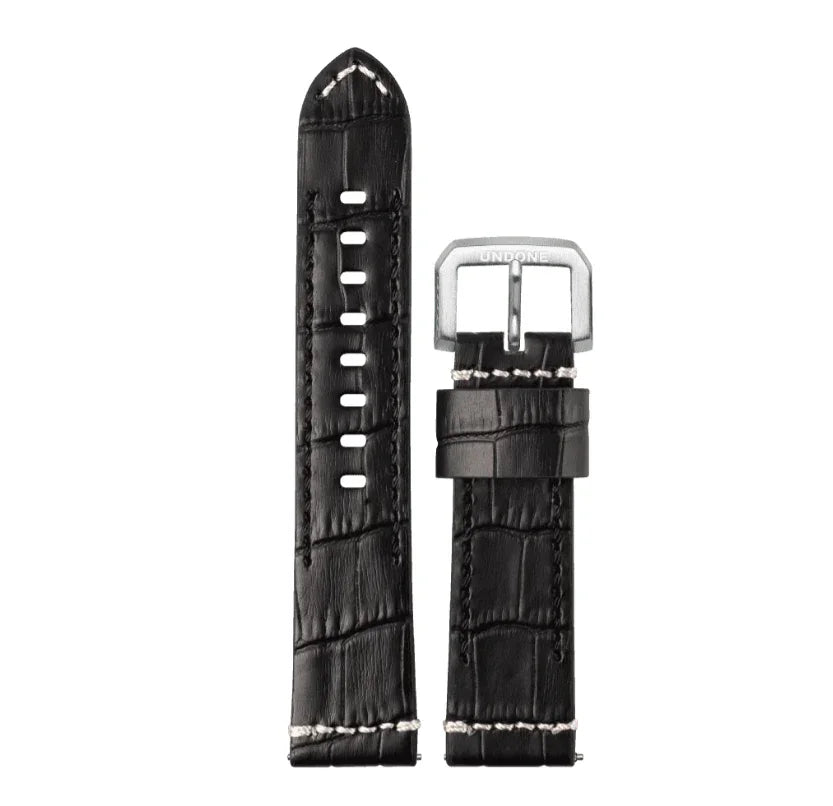 UNDONE Strap | 22mm Alligator Black｜コントワーヌ