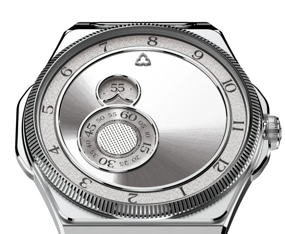 trilobe Antarctique Passage de Black P&amp;D Red Tipped Limited 10 Trente-Deux, Sunray Silver Ref.3201AS｜コントワーヌ