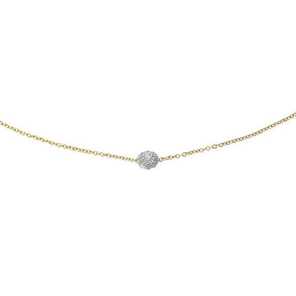 Gold-tone diamond necklace from CONTÉVANOU