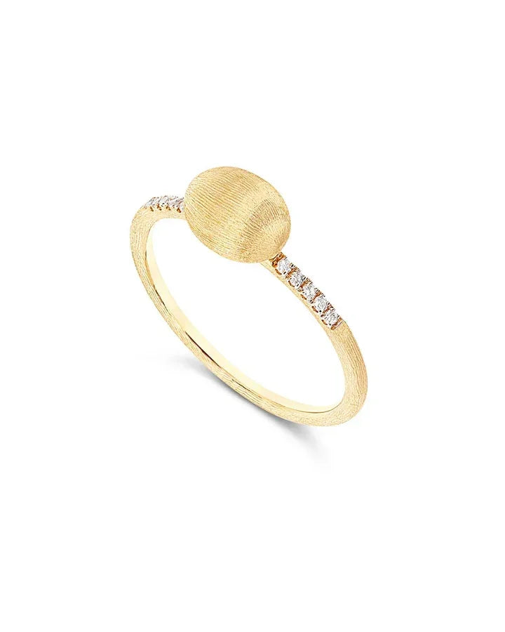 Gold-tone diamond ring from CONTÉVANOU