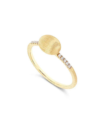 Gold-tone diamond ring from CONTÉVANOU