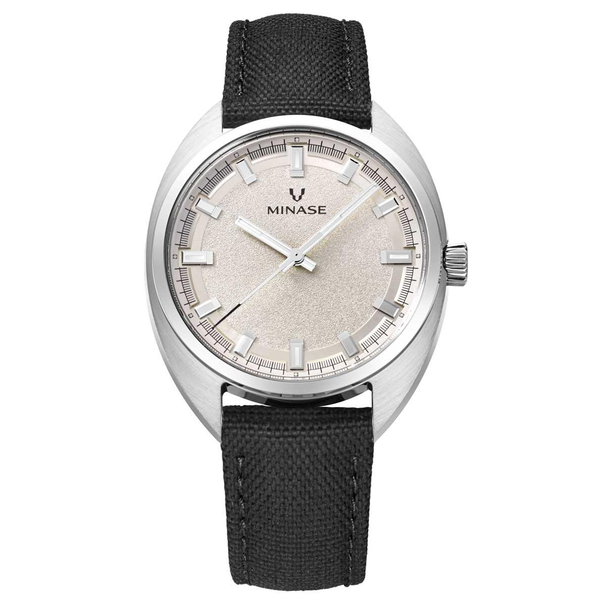 MINASE MINASE Master Craft J3 White Dial Black Rubber J3-RBKNWH-SSD J3-RBKNBE-SSD｜コントワーヌ