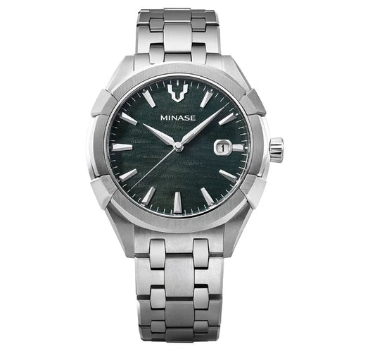 UG03-M01NGR-SSB MINASE 腕時計