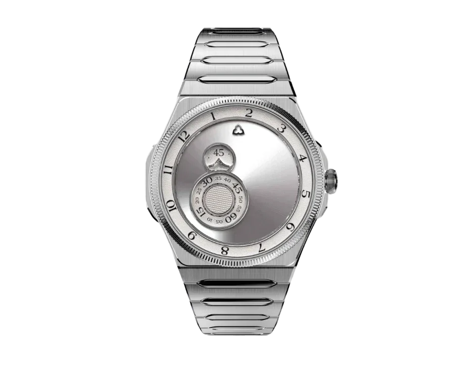 trilobe Antarctique Passage de Black P&amp;D Red Tipped Limited 10 Trente-Deux, Sunray Silver Ref.3201AS｜コントワーヌ