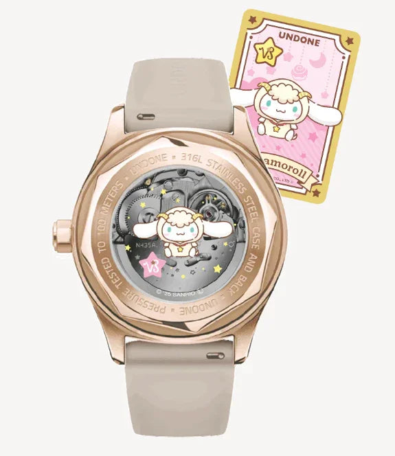 UNDONEｘシナモロール ドリーミーベージュ UNDONE 腕時計