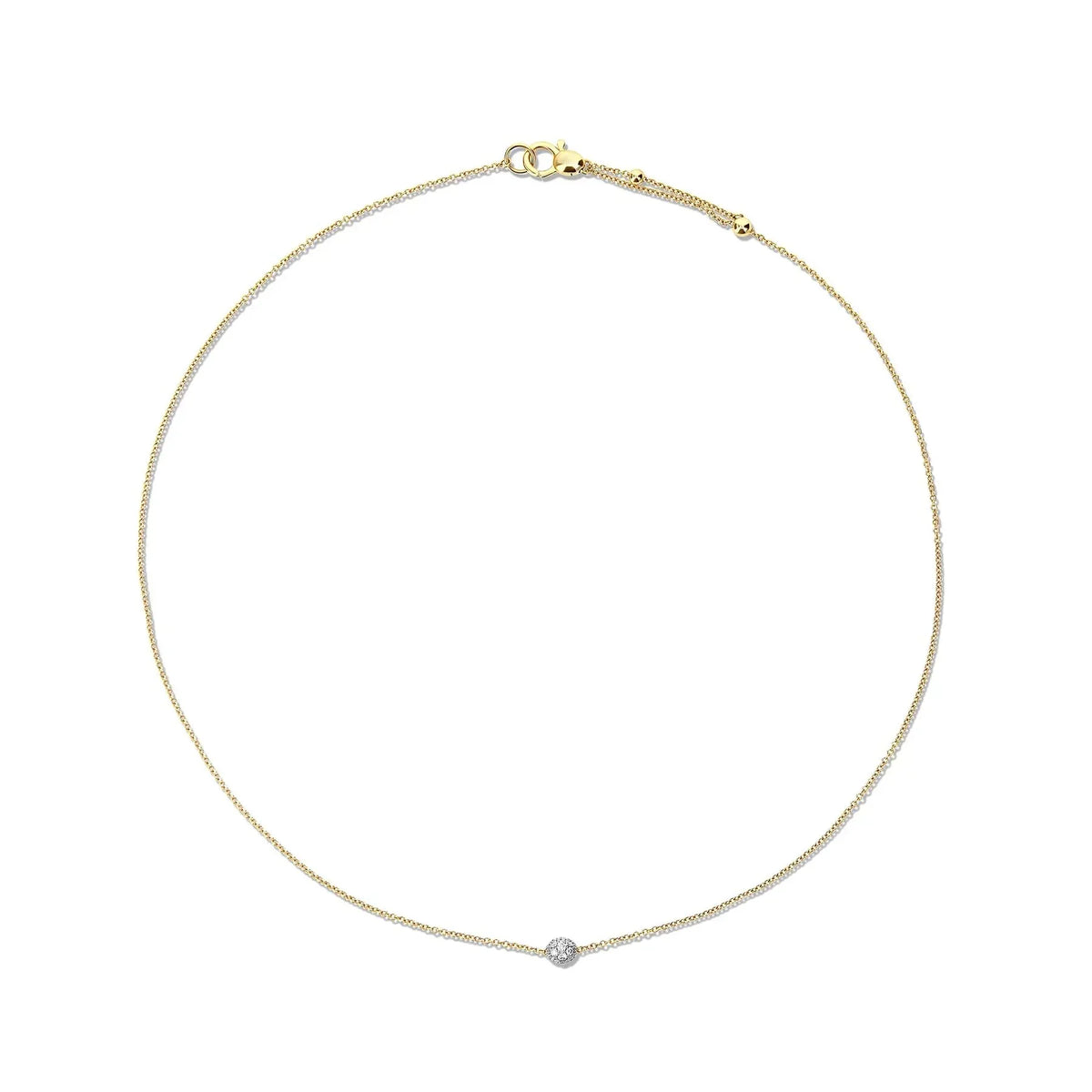 Gold-tone diamond necklace from CONTÉVANOU