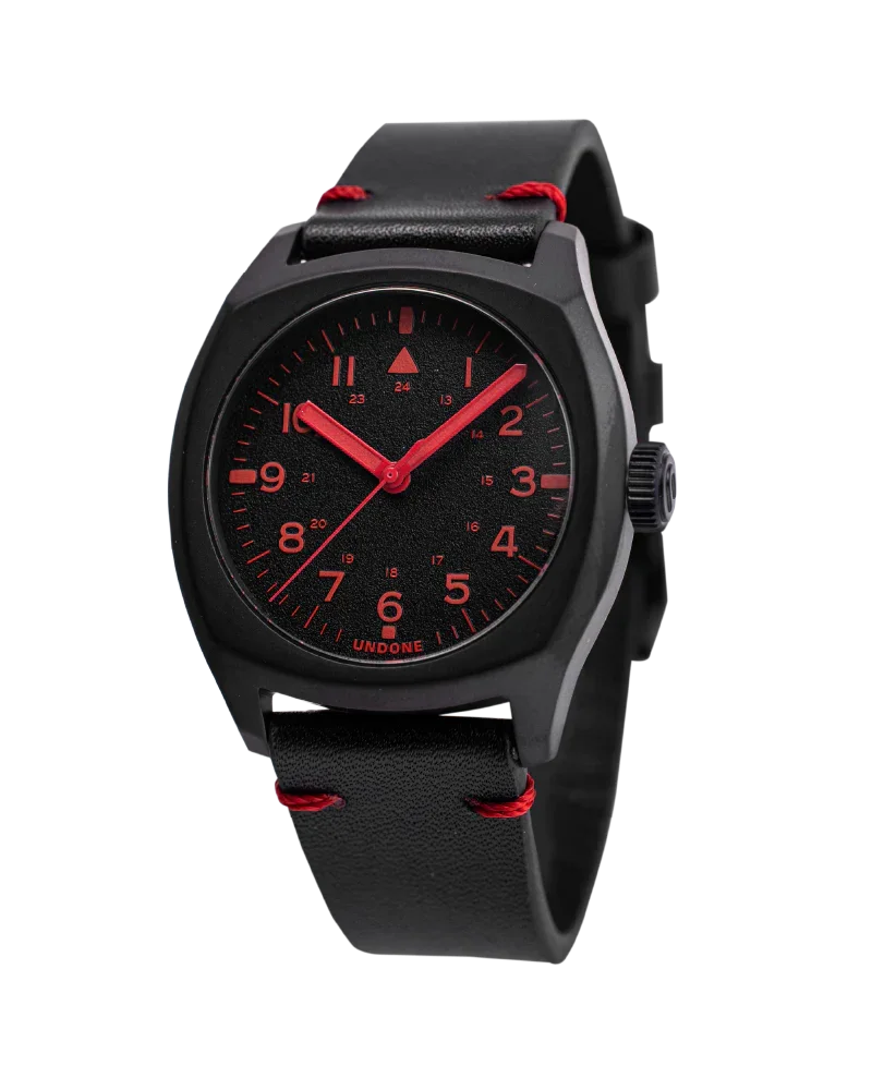TRA-RED-BLK UNDONE 腕時計