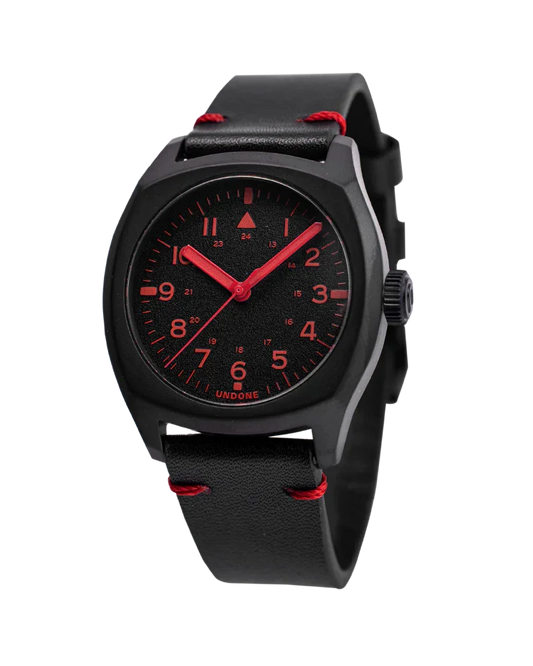 TRA-RED-BLK UNDONE 腕時計