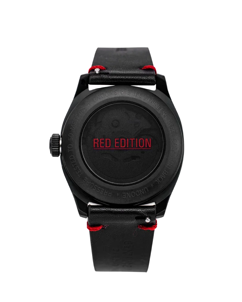 TRA-RED-BLK UNDONE 腕時計